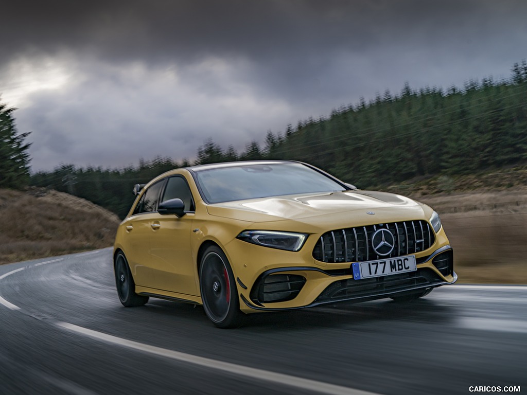 2020 Mercedes-AMG A 45 S (UK-Spec) - Front Three-Quarter