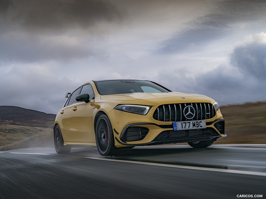 2020 Mercedes-AMG A 45 S (UK-Spec) - Front Three-Quarter