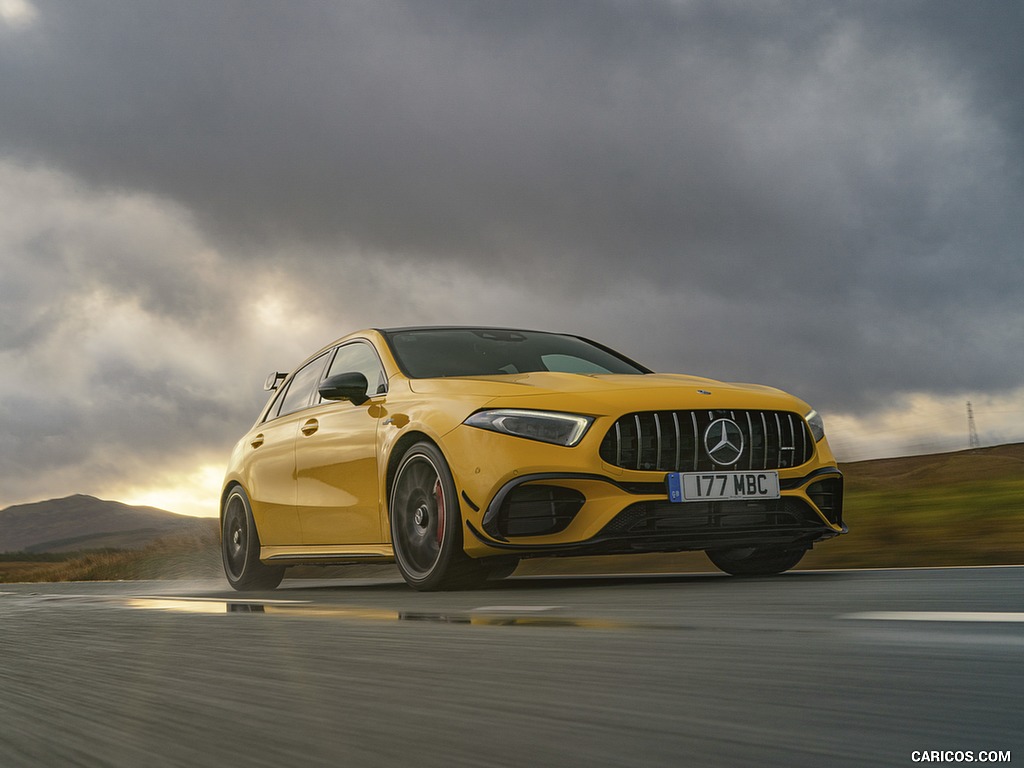 2020 Mercedes-AMG A 45 S (UK-Spec) - Front Three-Quarter