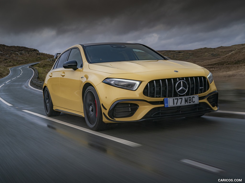 2020 Mercedes-AMG A 45 S (UK-Spec) - Front Three-Quarter