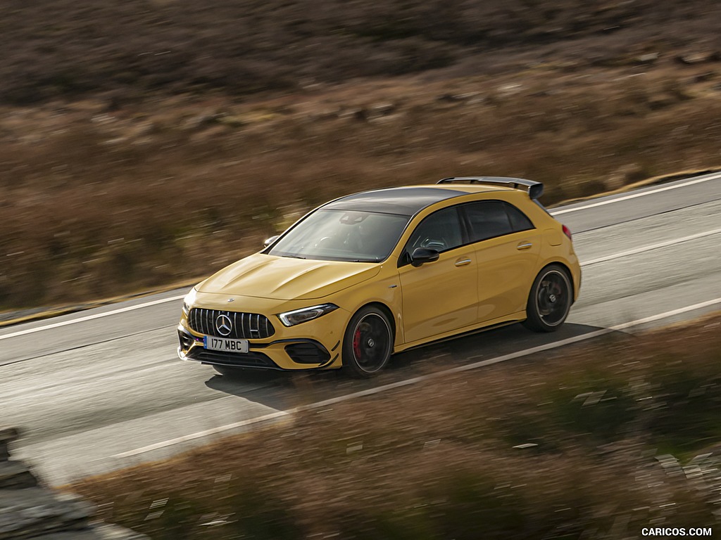 2020 Mercedes-AMG A 45 S (UK-Spec) - Front Three-Quarter