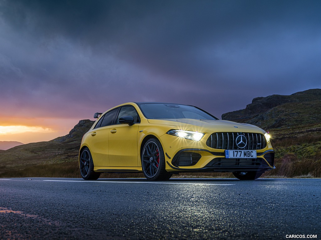 2020 Mercedes-AMG A 45 S (UK-Spec) - Front Three-Quarter