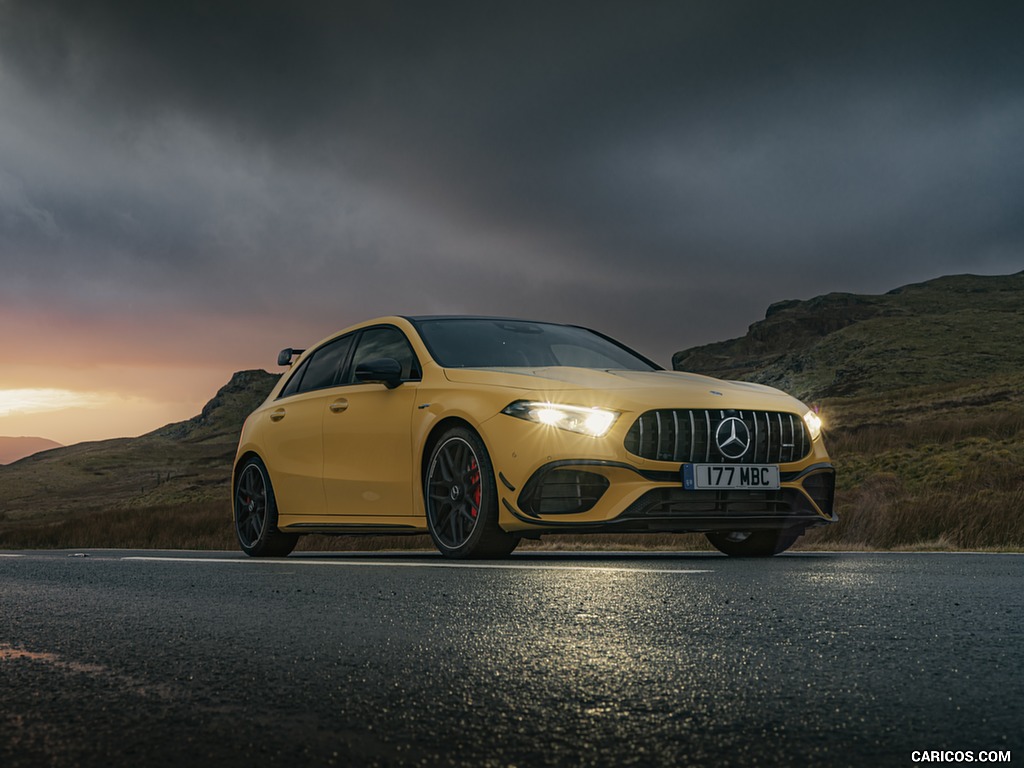 2020 Mercedes-AMG A 45 S (UK-Spec) - Front Three-Quarter