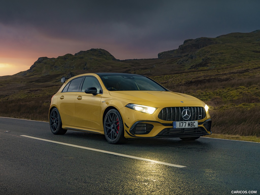 2020 Mercedes-AMG A 45 S (UK-Spec) - Front Three-Quarter