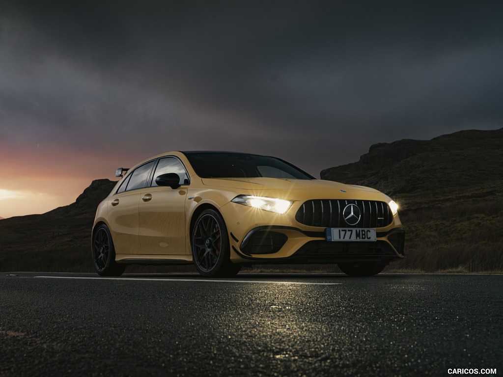 2020 Mercedes-AMG A 45 S (UK-Spec) - Front Three-Quarter