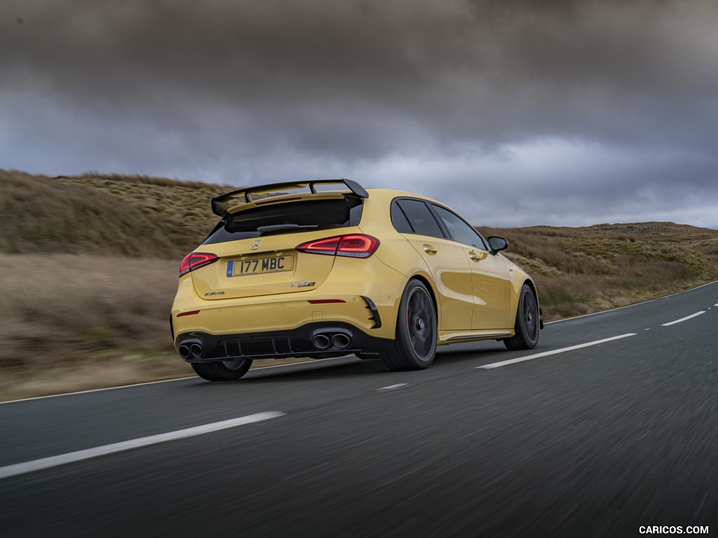 2020 Mercedes-AMG A 45 S (UK-Spec) - Rear Three-Quarter