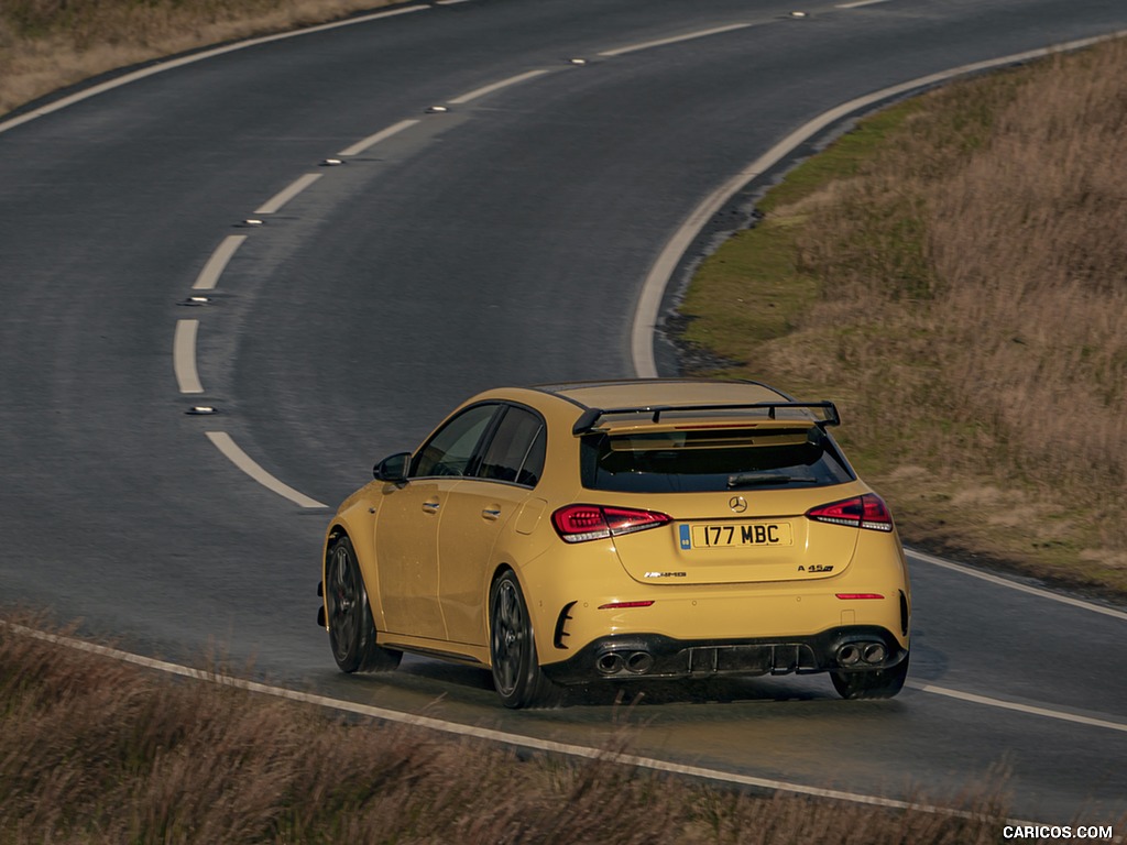 2020 Mercedes-AMG A 45 S (UK-Spec) - Rear Three-Quarter