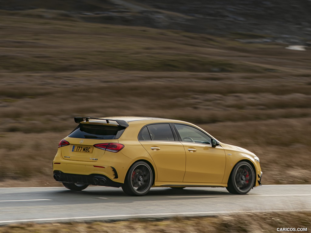 2020 Mercedes-AMG A 45 S (UK-Spec) - Rear Three-Quarter