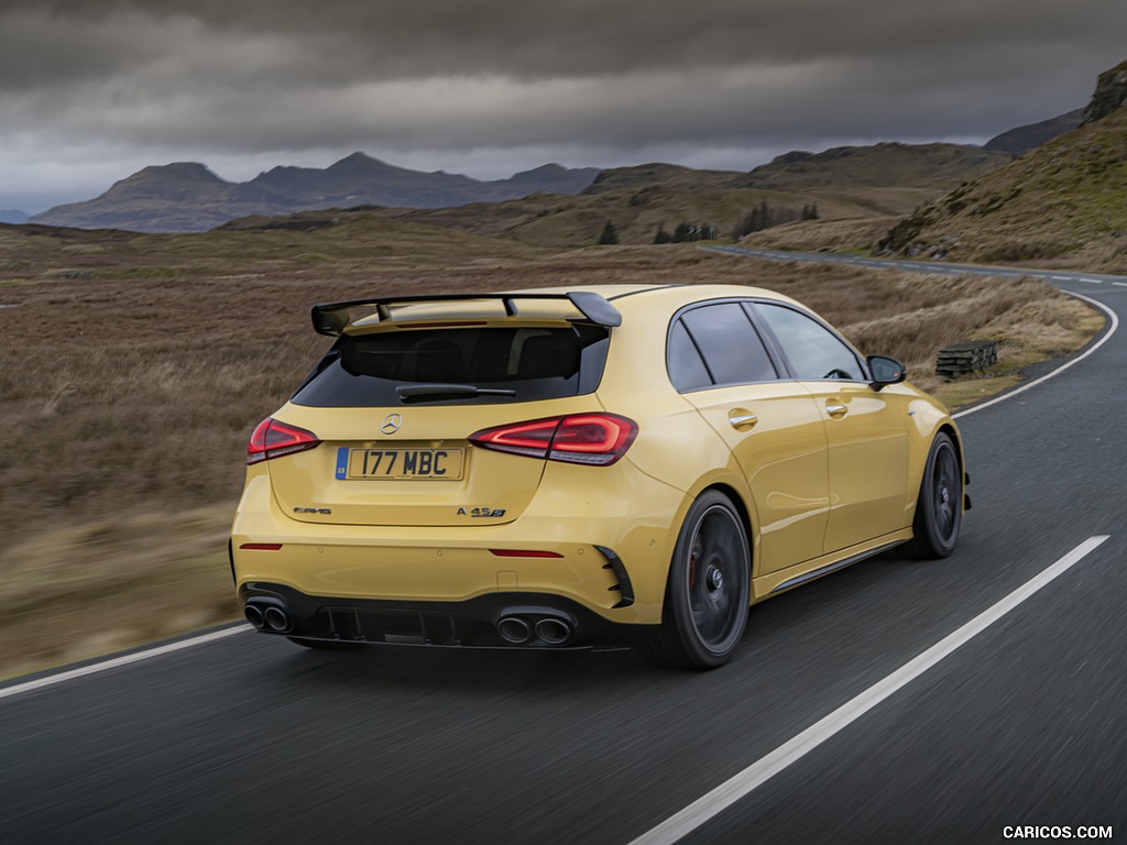 2020 Mercedes-AMG A 45 S (UK-Spec) - Rear Three-Quarter