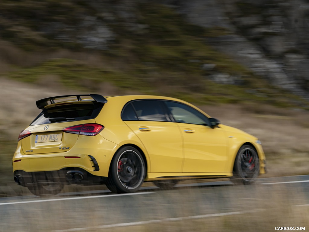 2020 Mercedes-AMG A 45 S (UK-Spec) - Rear Three-Quarter