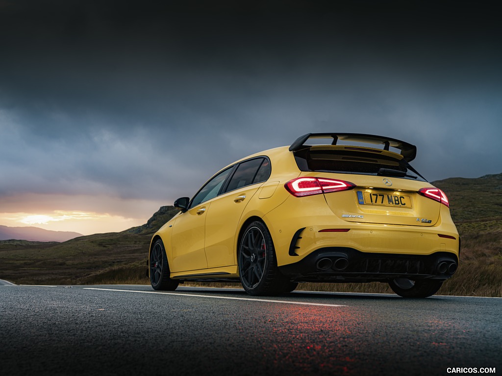 2020 Mercedes-AMG A 45 S (UK-Spec) - Rear Three-Quarter