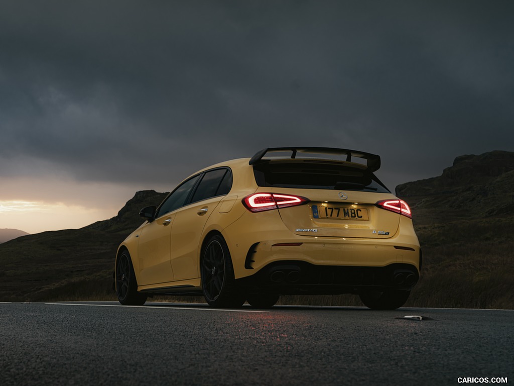 2020 Mercedes-AMG A 45 S (UK-Spec) - Rear Three-Quarter