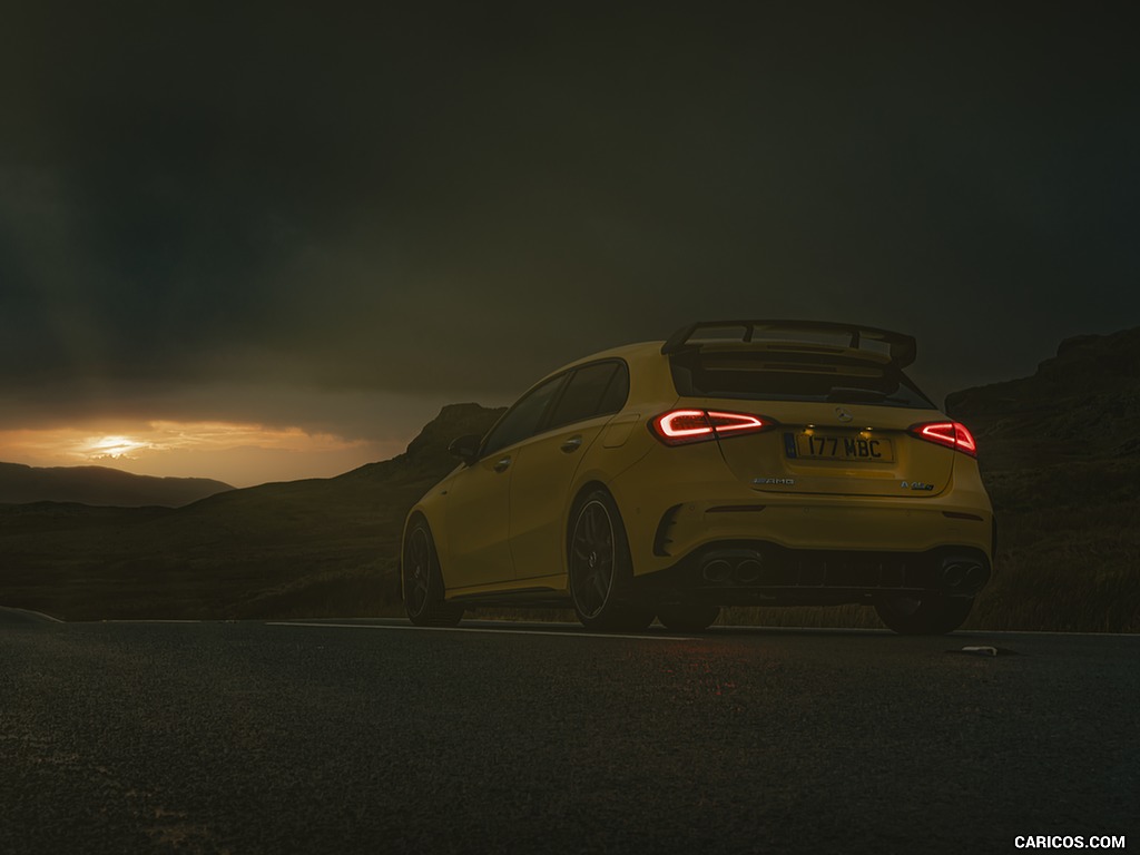 2020 Mercedes-AMG A 45 S (UK-Spec) - Rear Three-Quarter