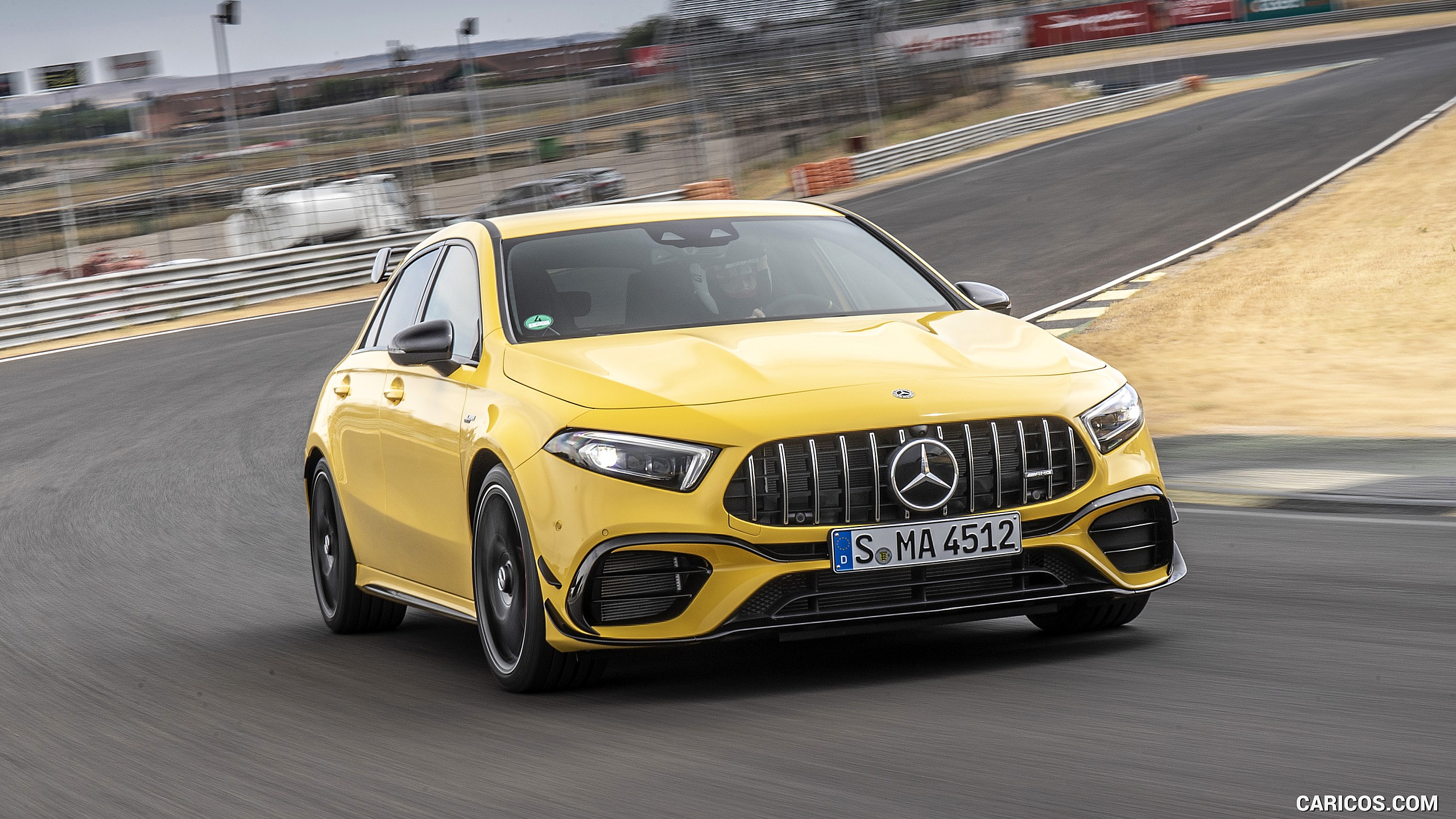2020 Mercedes-AMG A 45 S 4MATIC+ (Color: Sun Yellow) - Front, #84 of 188