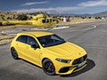 2020 Mercedes-AMG A 45 S 4MATIC+ (Color: Sun Yellow) - Front Three-Quarter