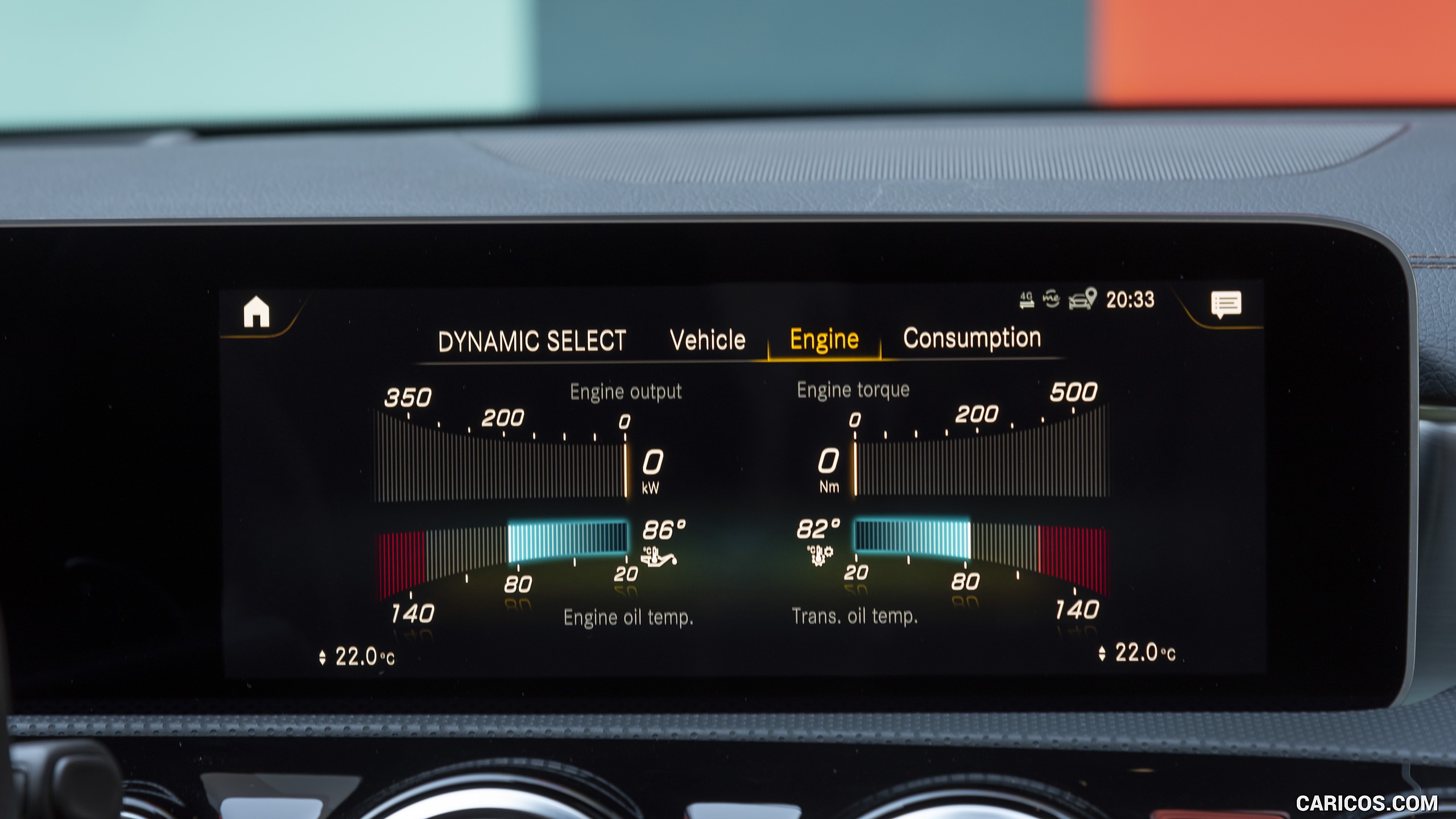 2020 Mercedes-AMG A 45 S 4MATIC+ - Central Console, #62 of 188