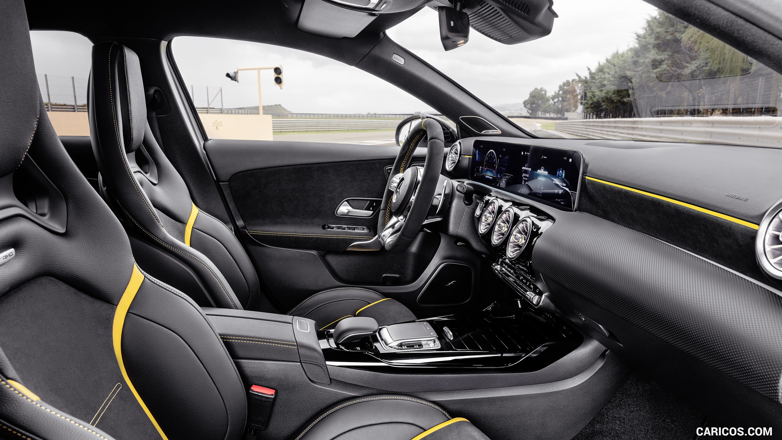 2020 Mercedes-AMG A 45 S 4MATIC+ - Interior, Front Seats, #39 of 188