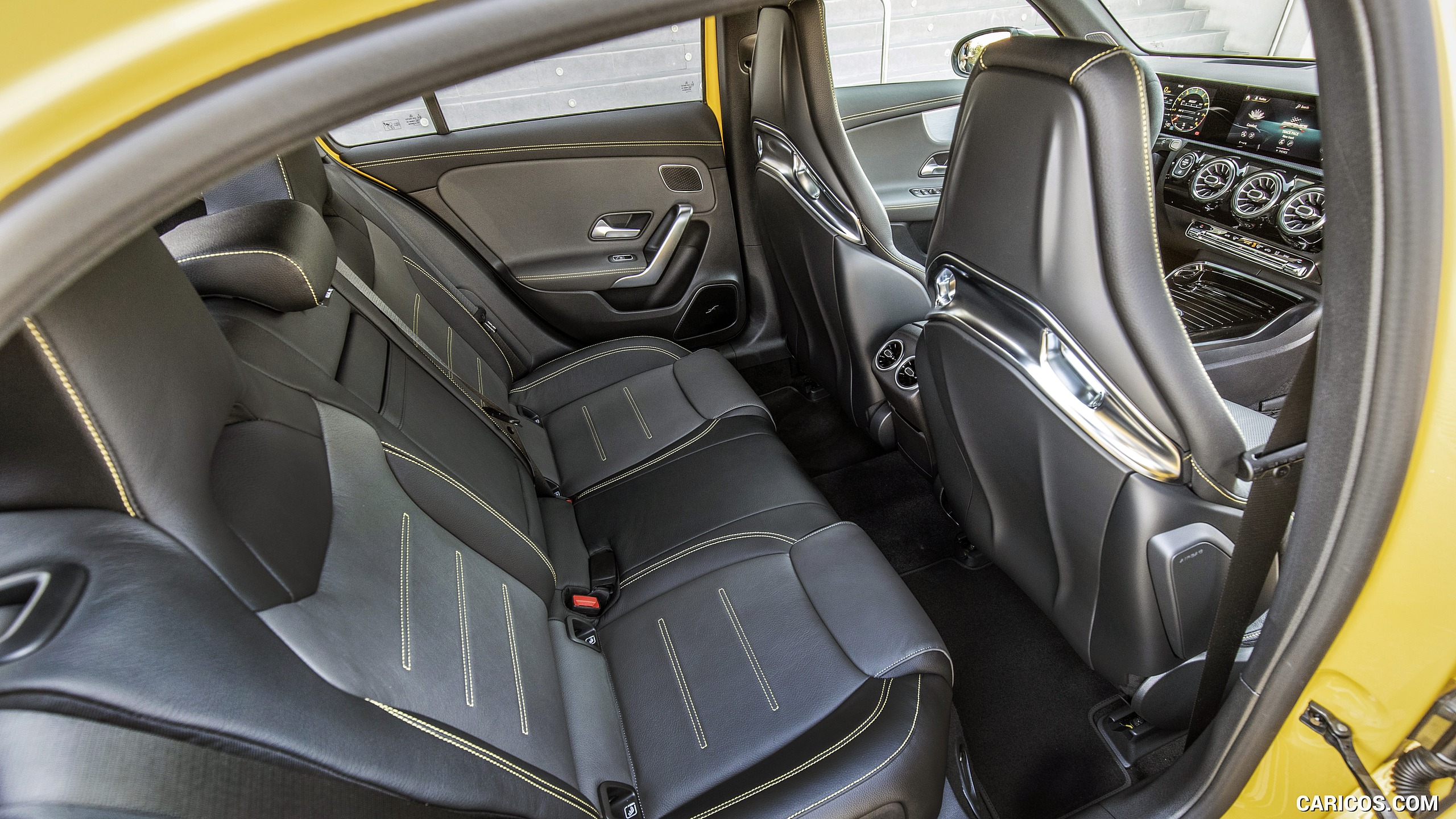 2020 Mercedes-AMG A 45 S 4MATIC+ - Interior, Rear Seats, #113 of 188