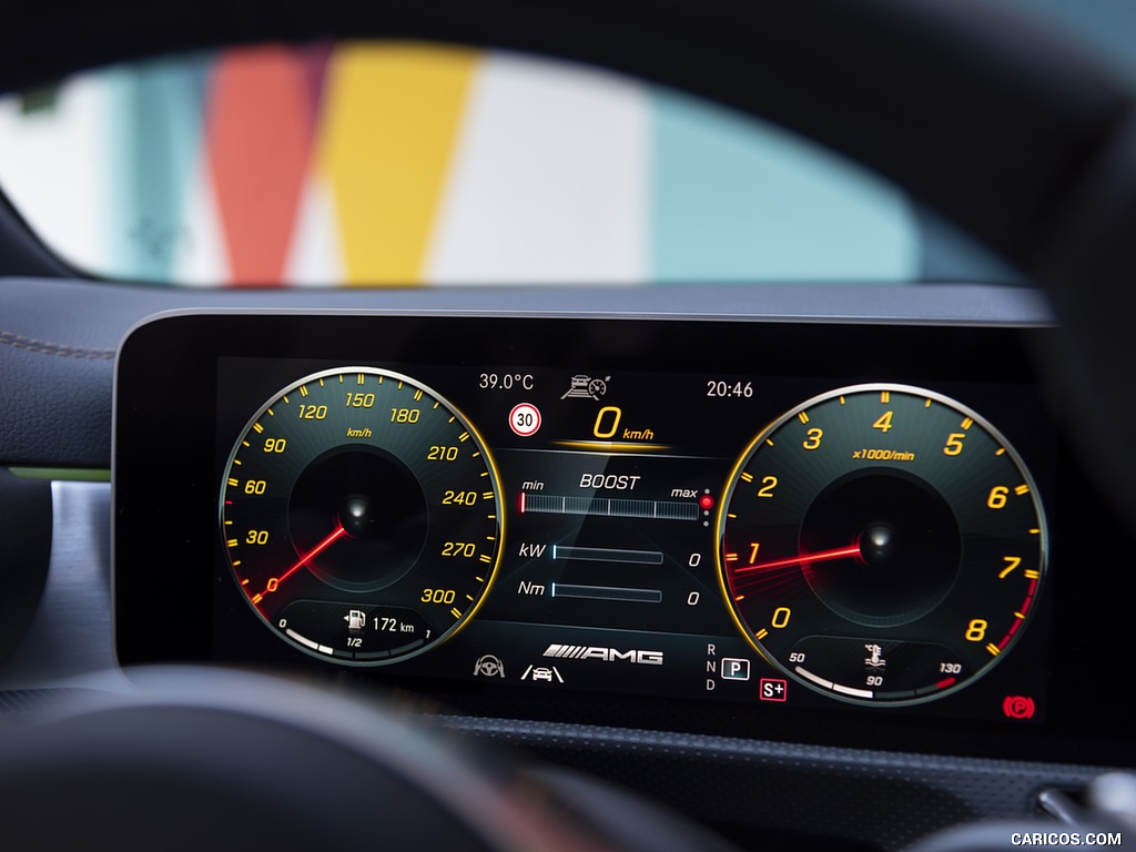 2020 Mercedes-AMG A 45 S 4MATIC+ - Digital Instrument Cluster