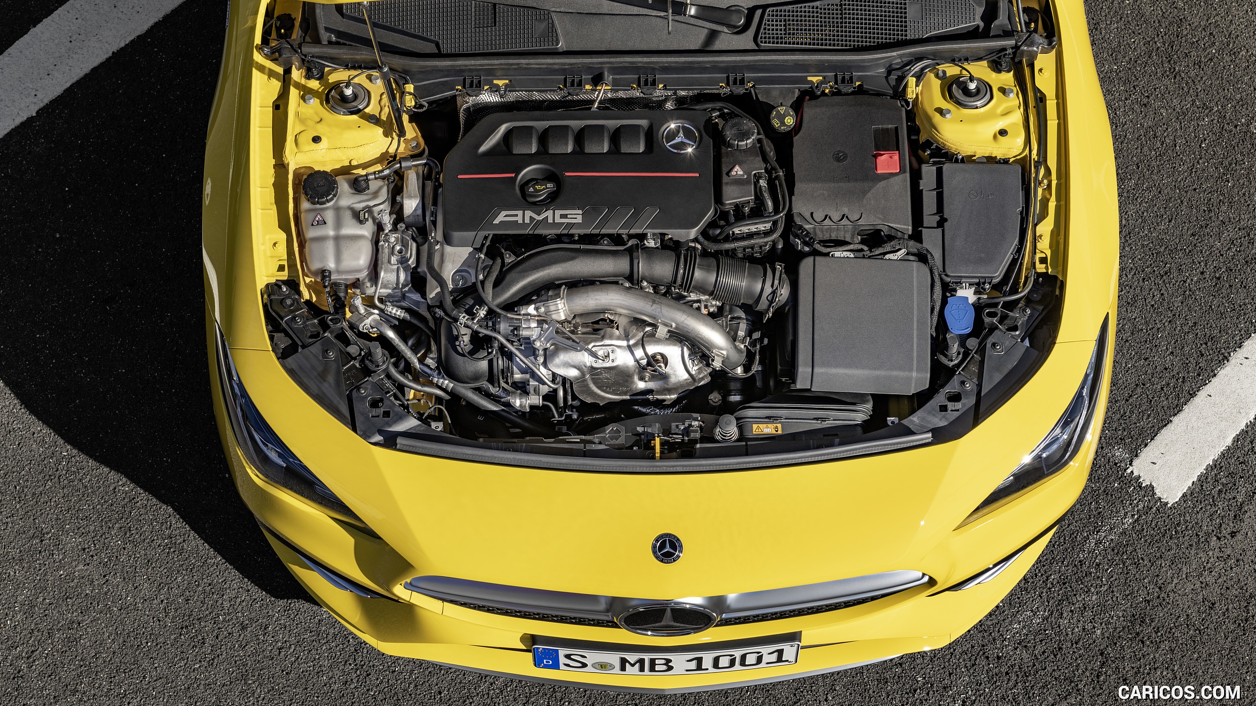 2020 Mercedes-AMG CLA 35 4MATIC (Color: Sun Yellow) - Engine, #22 of 34