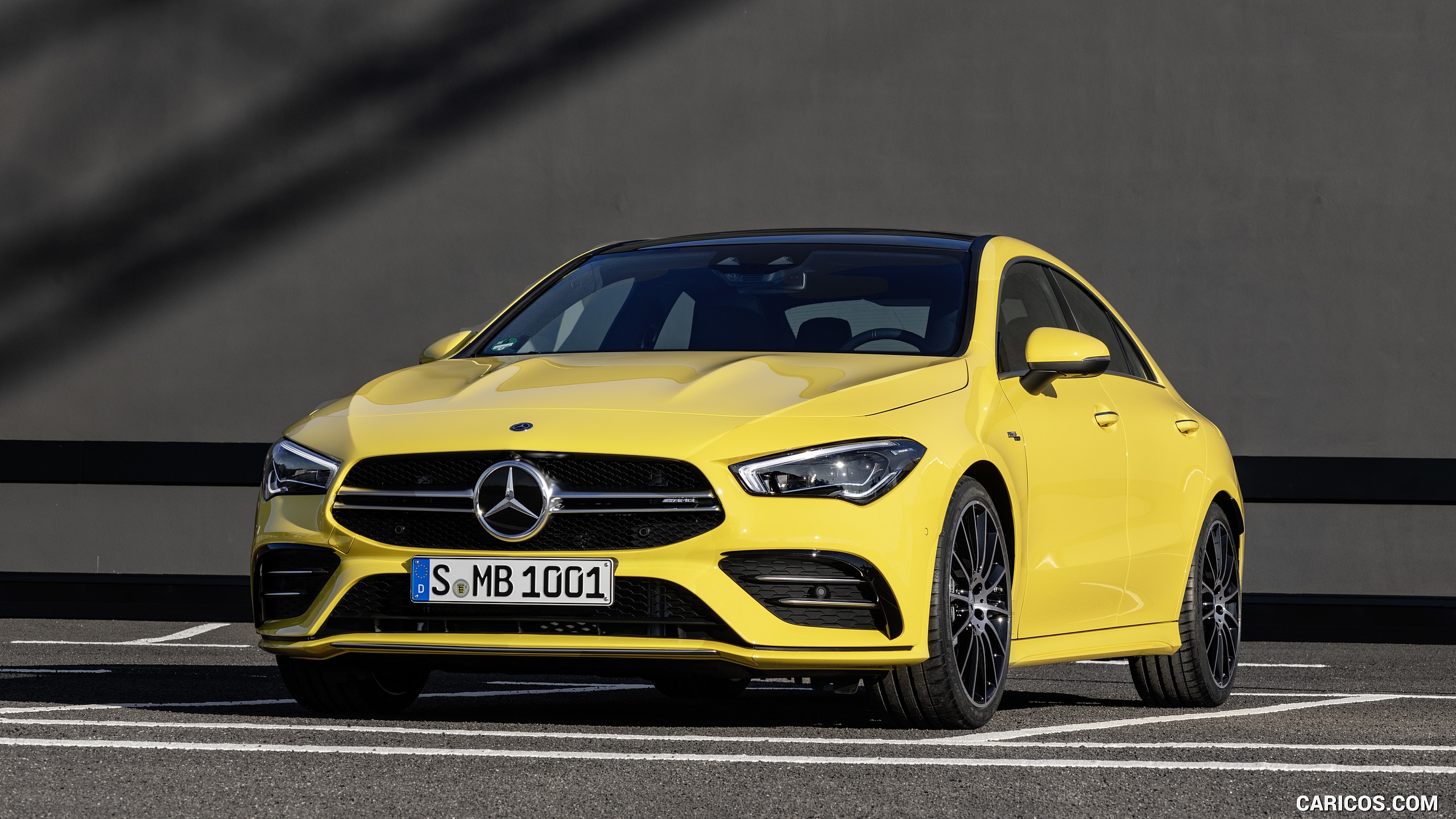 2020 Mercedes-AMG CLA 35 4MATIC (Color: Sun Yellow) - Front, #18 of 34