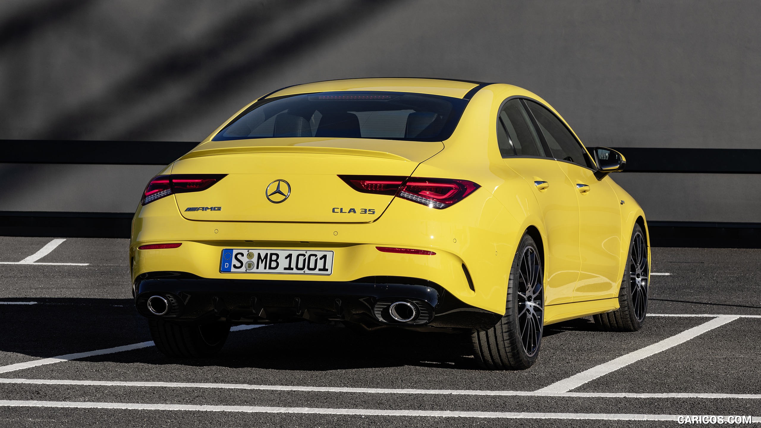 2020 Mercedes-AMG CLA 35 4MATIC (Color: Sun Yellow) - Rear, #19 of 34
