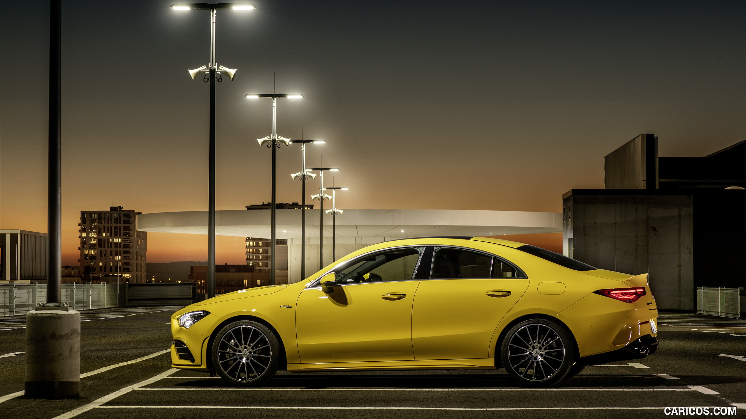 2020 Mercedes-AMG CLA 35 4MATIC (Color: Sun Yellow) - Side, #12 of 34
