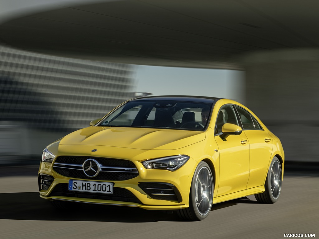 2020 Mercedes-AMG CLA 35 4MATIC (Color: Sun Yellow) - Front