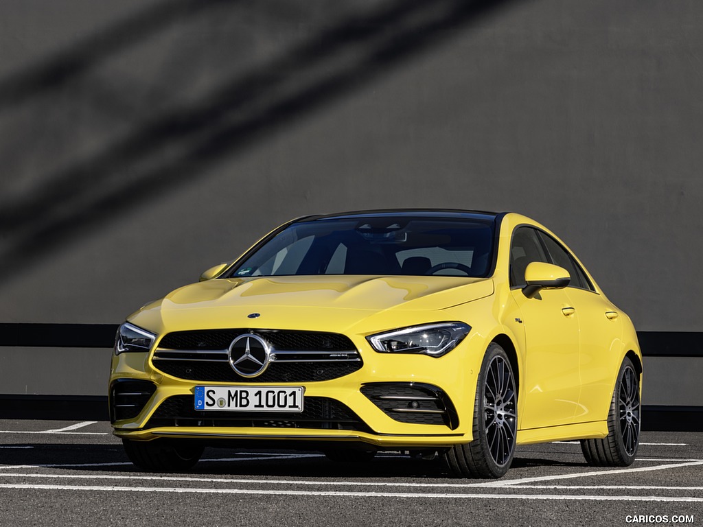 2020 Mercedes-AMG CLA 35 4MATIC (Color: Sun Yellow) - Front