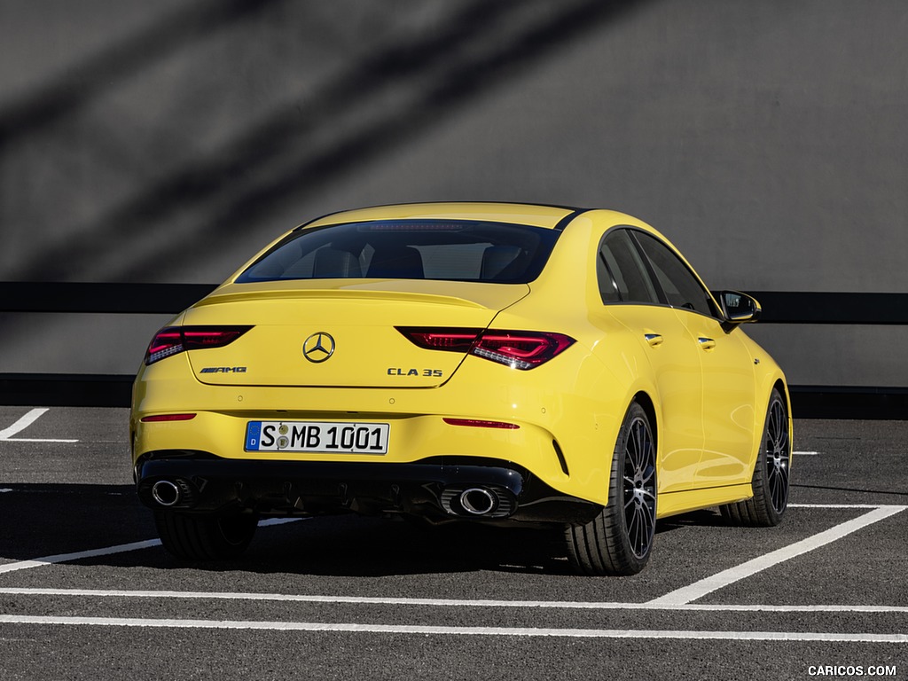 2020 Mercedes-AMG CLA 35 4MATIC (Color: Sun Yellow) - Rear