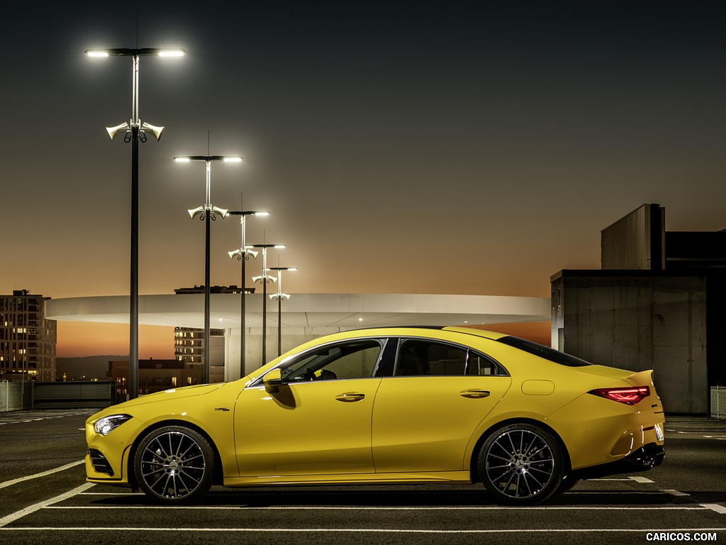 2020 Mercedes-AMG CLA 35 4MATIC (Color: Sun Yellow) - Side