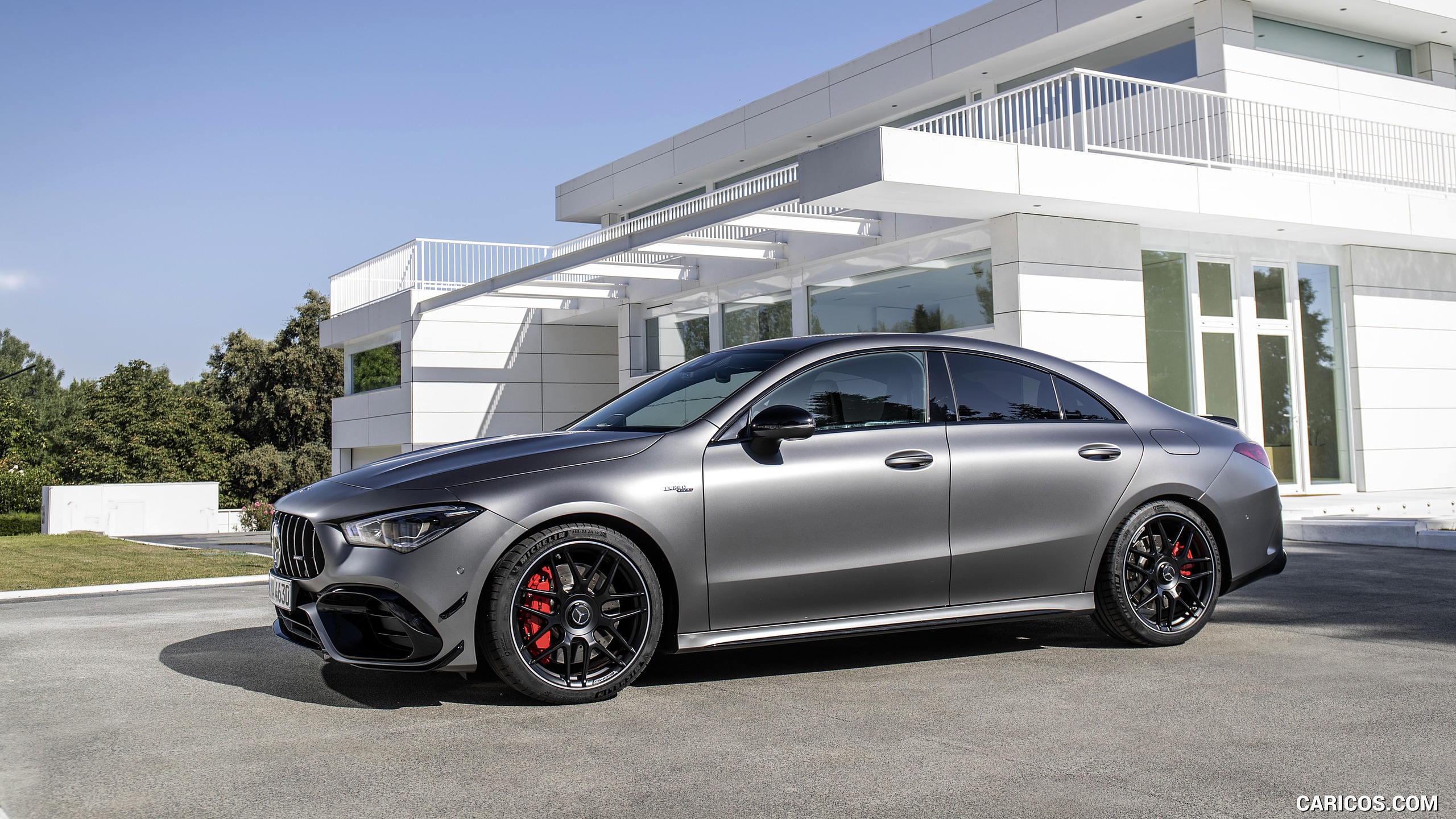 Mercedes Amg Cla Color Designo Mountain Gray Magno Front