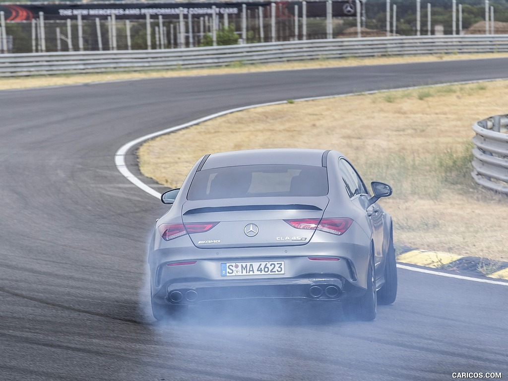 2020 Mercedes-AMG CLA 45 (Color: Designo Mountain Gray Magno) - Rear