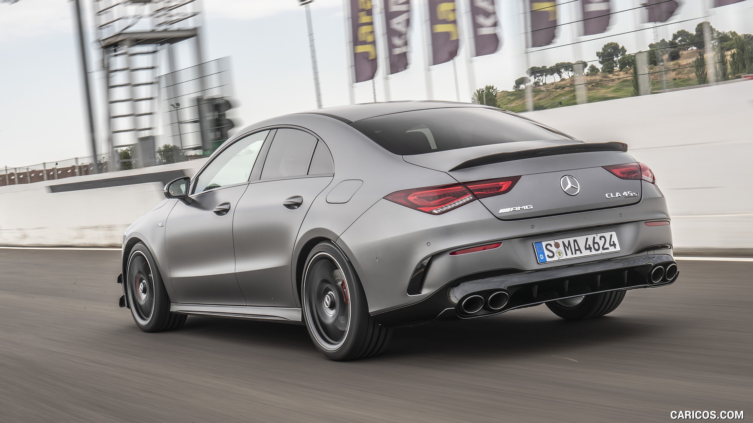 2020 Mercedes-AMG CLA 45 (Color: Designo Mountain Gray Magno) - Rear ...