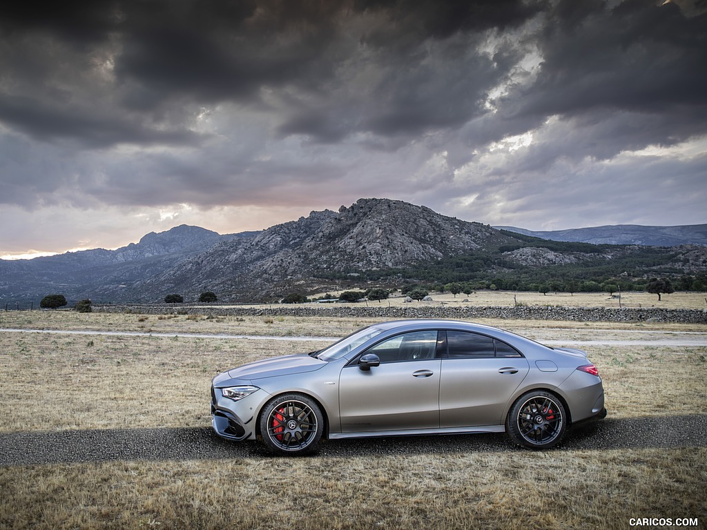 2020 Mercedes-AMG CLA 45 (Color: Designo Mountain Gray Magno) - Side