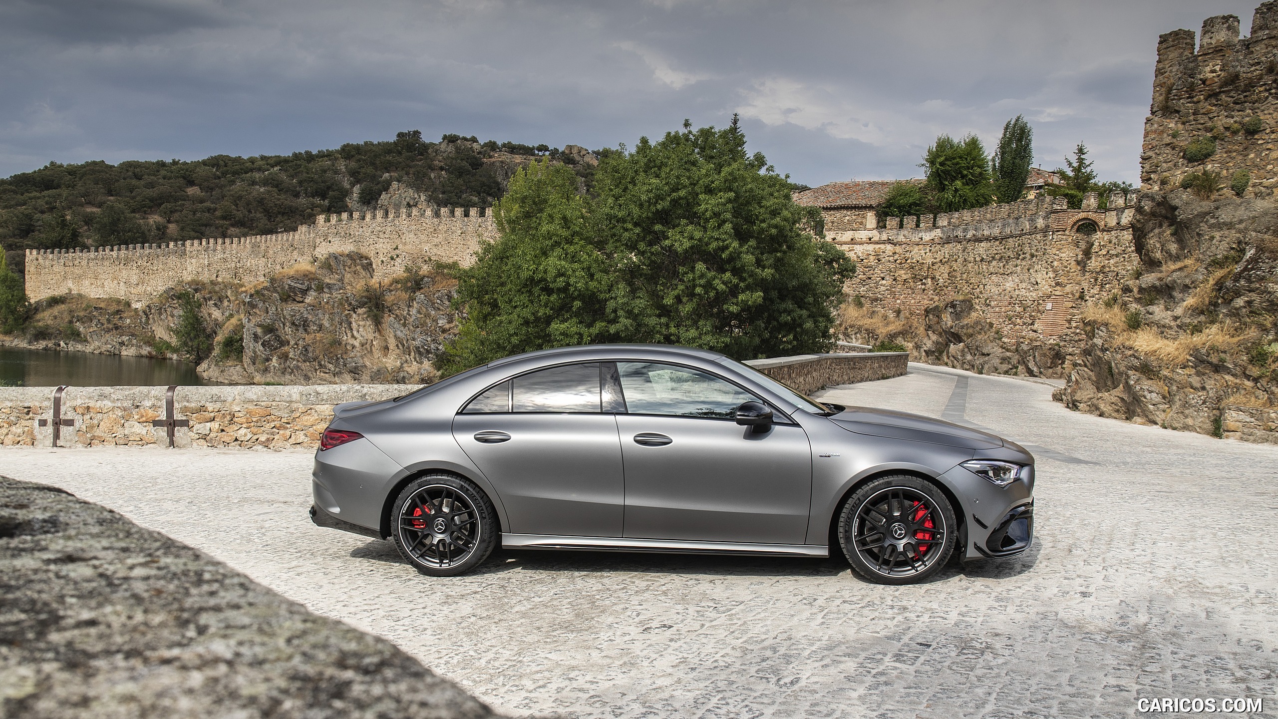 2020 Mercedes-AMG CLA 45 (Color: Designo Mountain Gray Magno) - Side ...