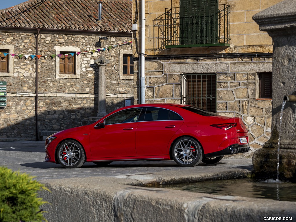 2020 Mercedes-AMG CLA 45 (Color: Jupiter Red) - Side