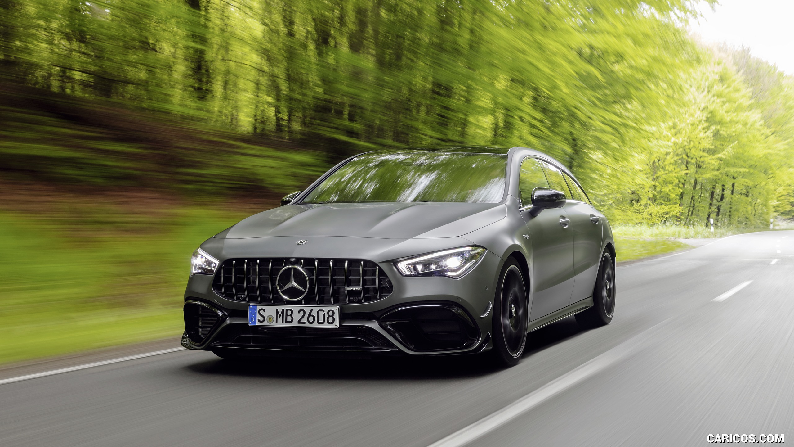 2020 Mercedes-AMG CLA 45 S 4MATIC+ Shooting Brake - Front, #2 of 35