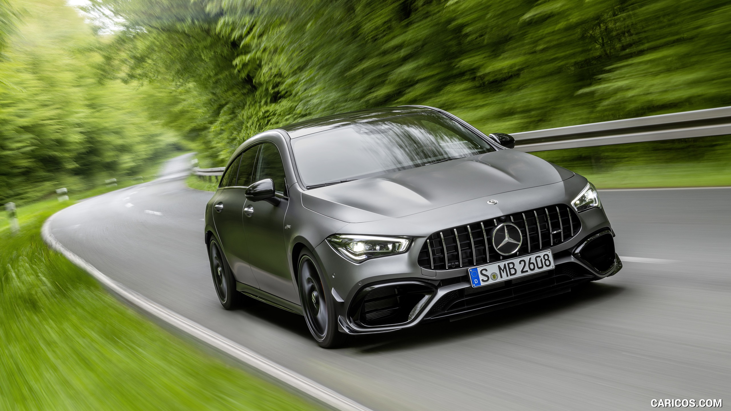 2020 Mercedes-AMG CLA 45 S 4MATIC+ Shooting Brake - Front, #7 of 35