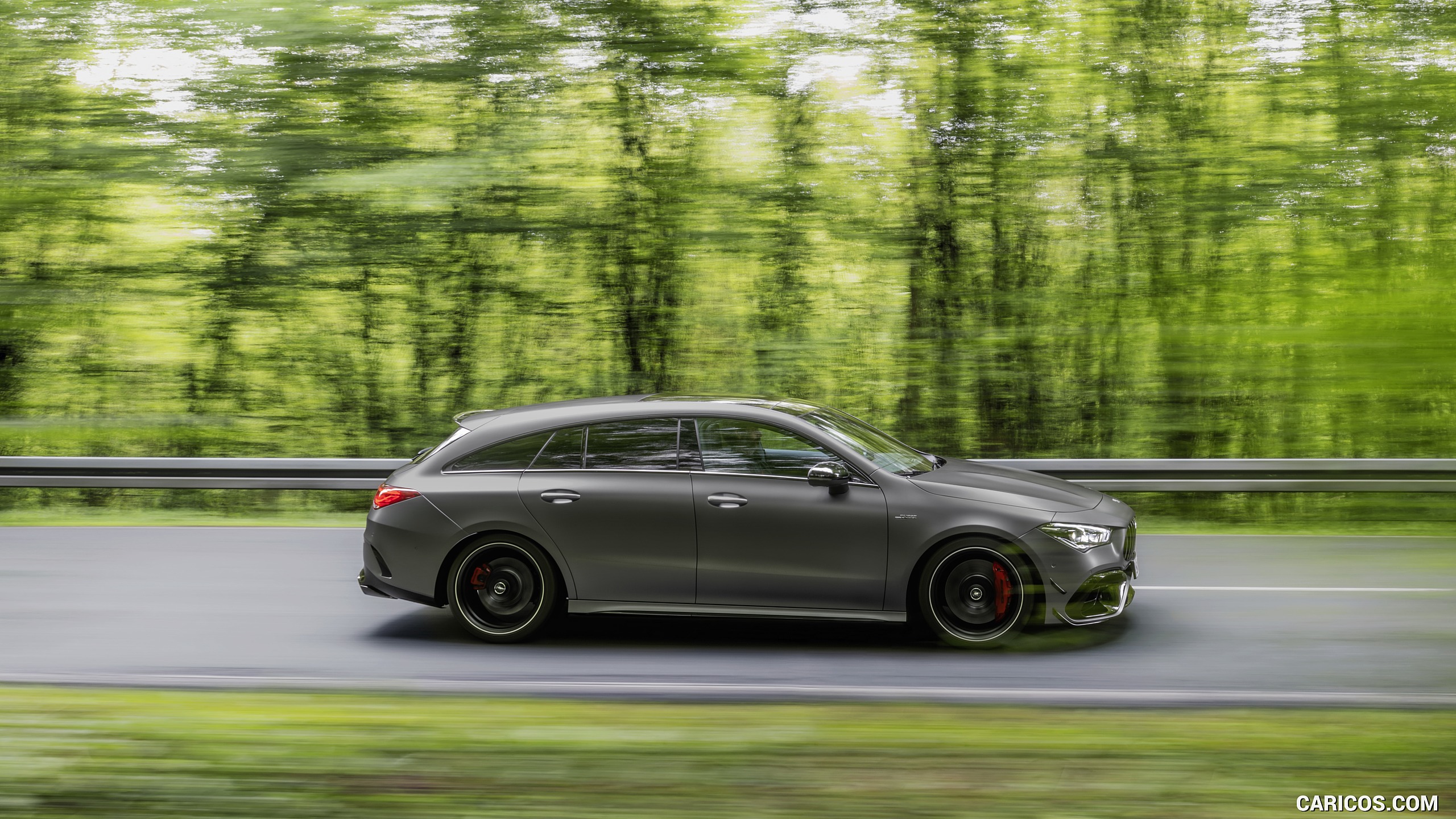 2020 Mercedes-AMG CLA 45 S 4MATIC+ Shooting Brake - Side, #6 of 35