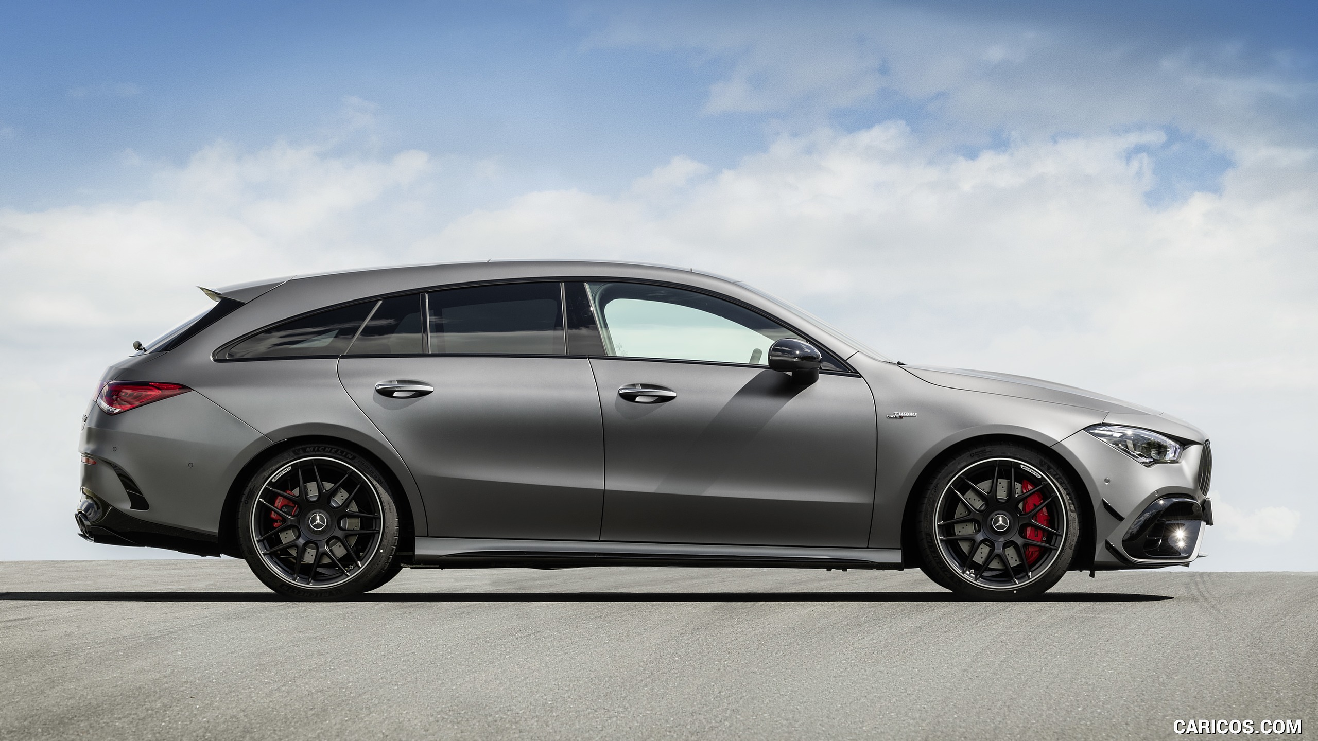 2020 Mercedes-AMG CLA 45 S 4MATIC+ Shooting Brake - Side, #17 of 35