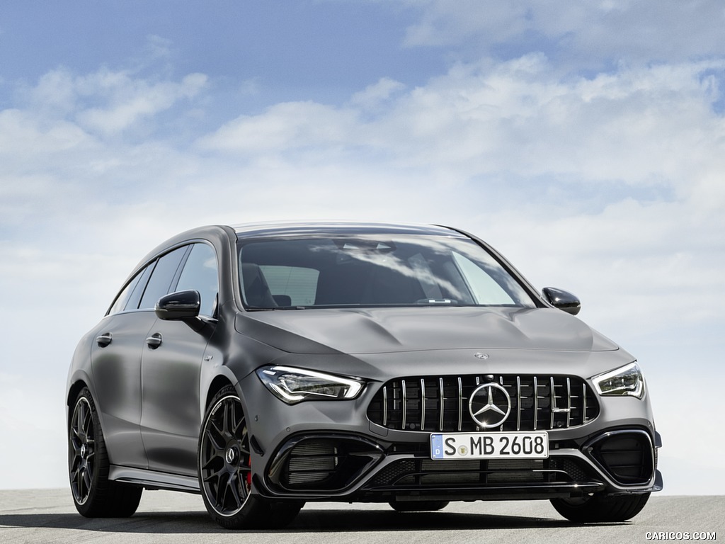 2020 Mercedes-AMG CLA 45 S 4MATIC+ Shooting Brake - Front Three-Quarter