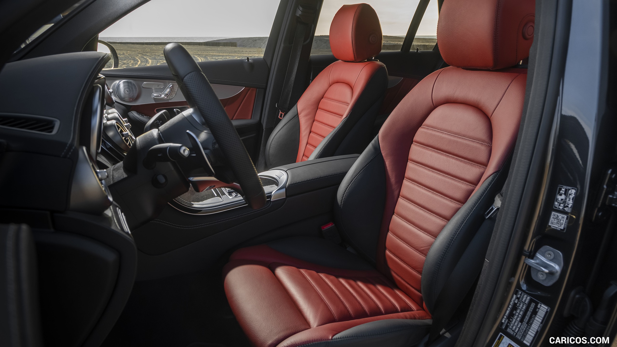 2020 Mercedes-AMG GLC 43 (US-Spec) - Interior, Front Seats, #85 of 86