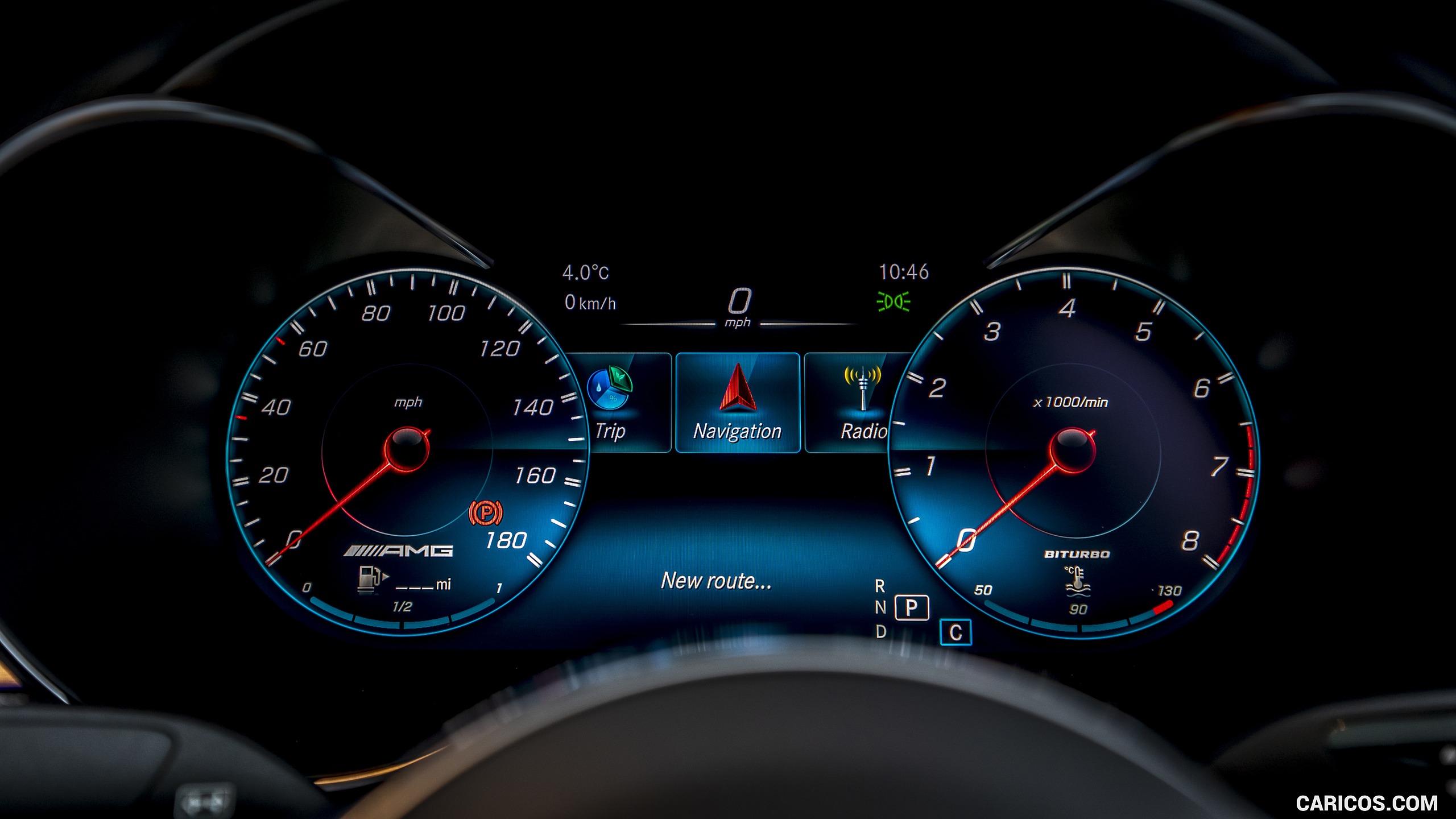 2020 Mercedes-AMG GLC 43 Coupe (UK-Spec) - Instrument Cluster, #98 of 173