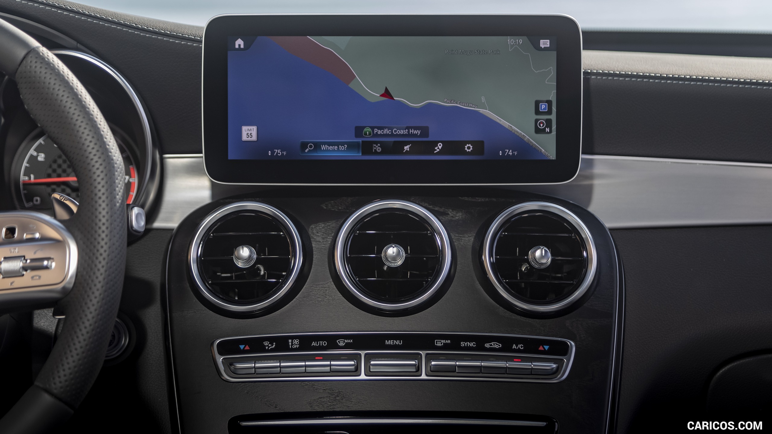 2020 Mercedes-AMG GLC 43 Coupe (US-Spec) - Central Console, #165 of 173