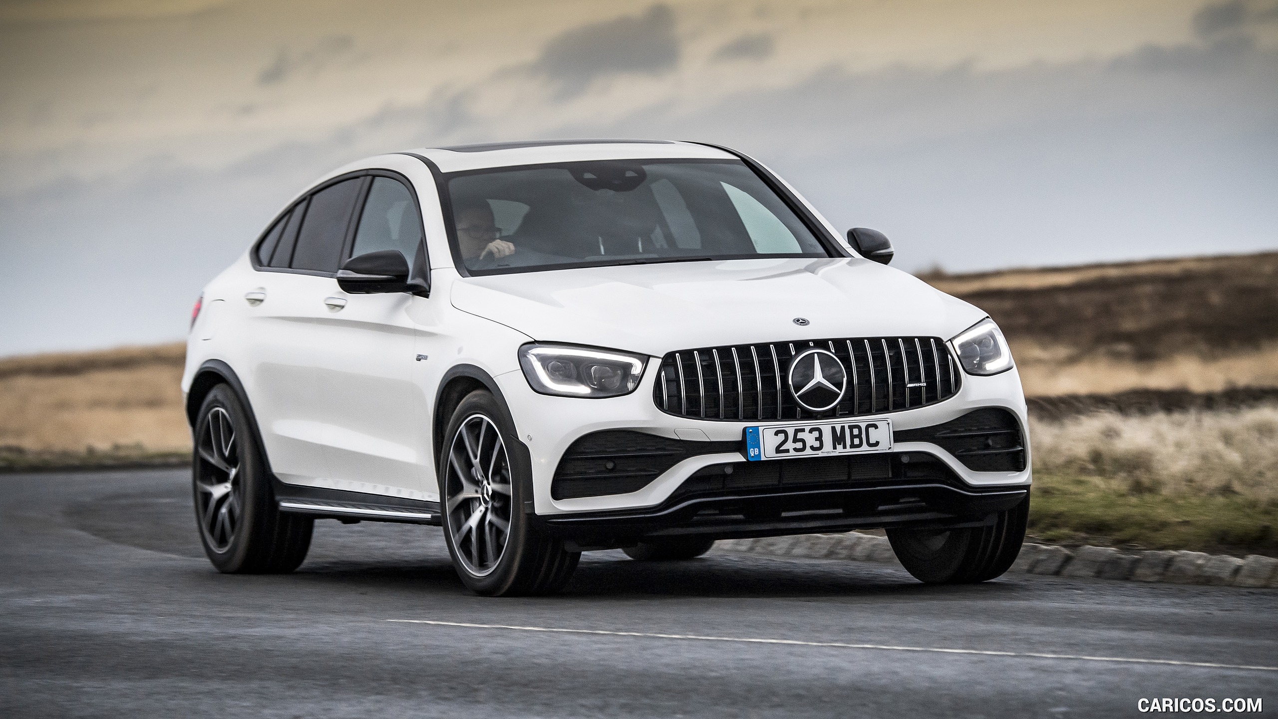 2020 Mercedes-AMG GLC 43 Coupe (UK-Spec) - Front Three-Quarter | Caricos