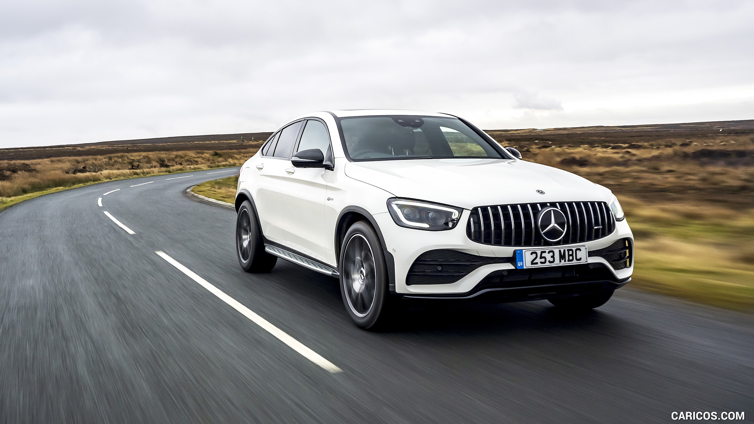 2020 Mercedes-AMG GLC 43 Coupe (UK-Spec) - Front Three-Quarter | Caricos