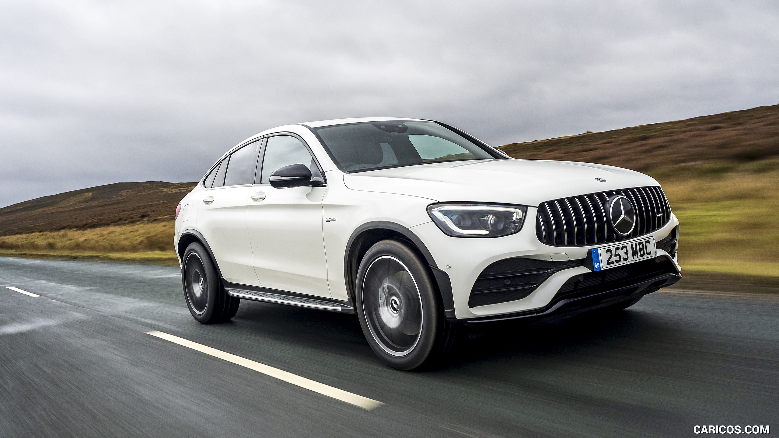 2020 Mercedes-AMG GLC 43 Coupe (UK-Spec) - Front Three-Quarter | Caricos