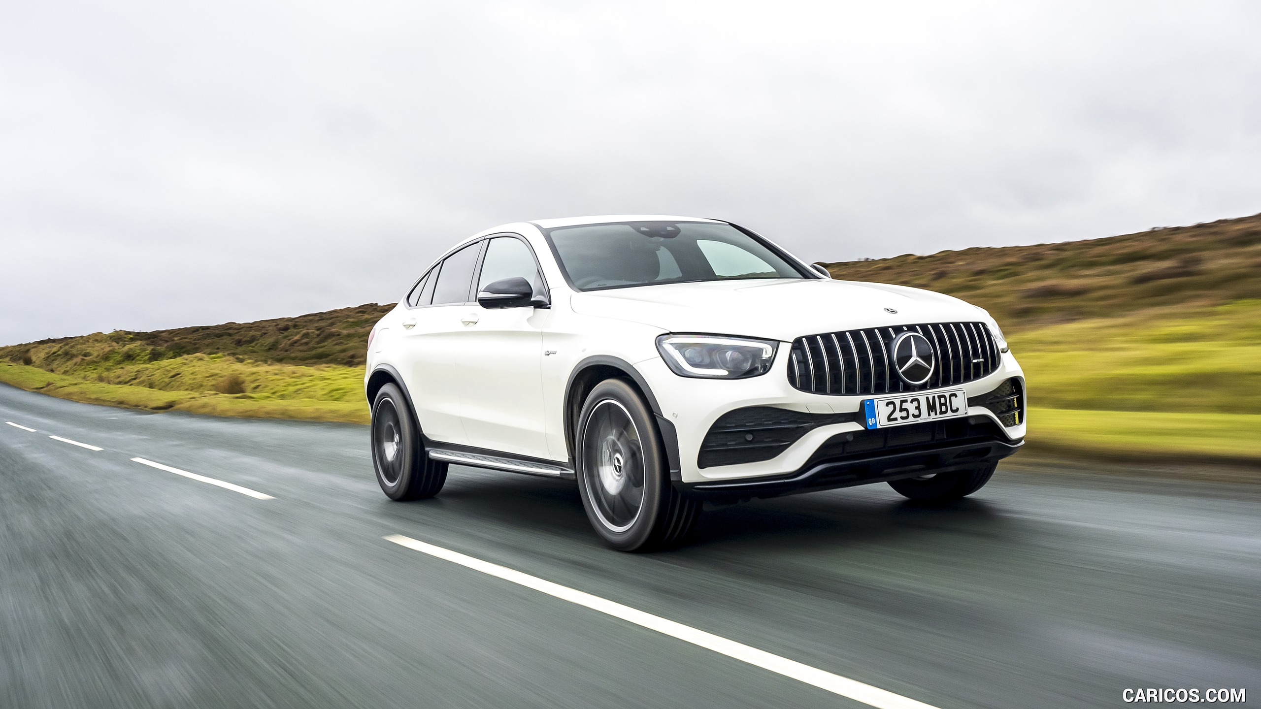 2020 Mercedes-AMG GLC 43 Coupe (UK-Spec) - Front Three-Quarter | Caricos