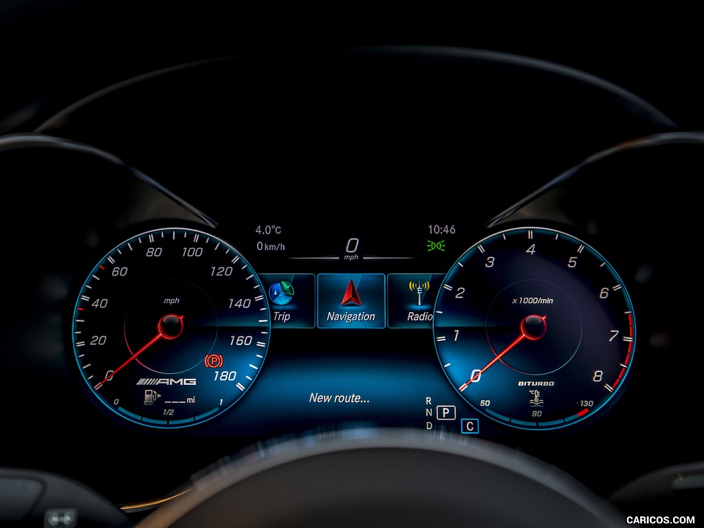 2020 Mercedes-AMG GLC 43 Coupe (UK-Spec) - Instrument Cluster